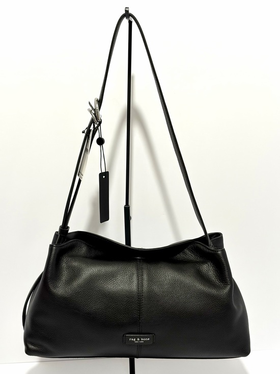 rag & bone Handbags - rag & bone Taylor Leather Shoulder Bag In Black/Silver NWT